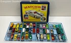 VTG Mixed Lot of Matchbox & More Die Cast Cars in Vintage Case