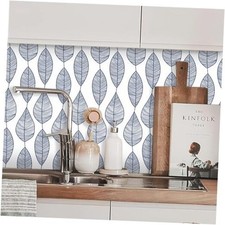 Tree Leaf Wallpaper Peel and Stick Modern Leaves Wall Blue Leaf Wallpaper