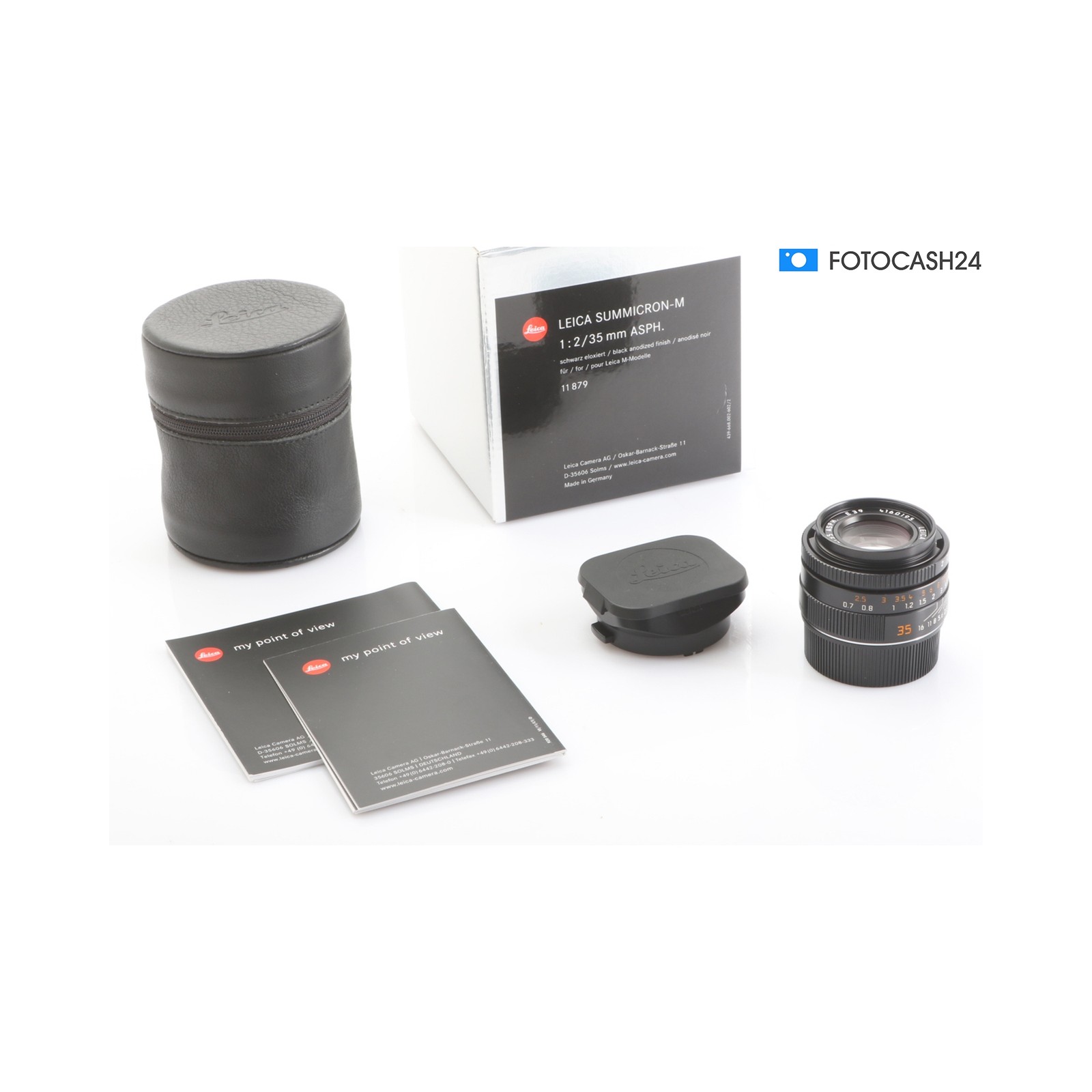 Leica Summicron-M 2.0/35 ASPH Top Black 6-Bit Wide-Angle Lens