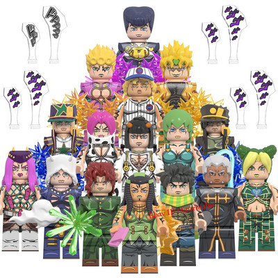 Anime JoJo's Bizarre Adventure Pvc Figur Modell Zusammengebautes Spielzeug
