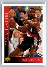 1993-94 Upper Deck #375 Harvey Grant Portland Trail Blazers