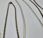 Lot of 6 Solid 925 Sterling Silver Chain Necklace Bracelet Fine Jewelry Italian — photo 5