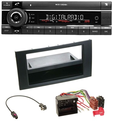 Kienzle Bluetooth MP3 USB DAB Autoradio für Ford Fusion Transit Kuga 05-12 schwa