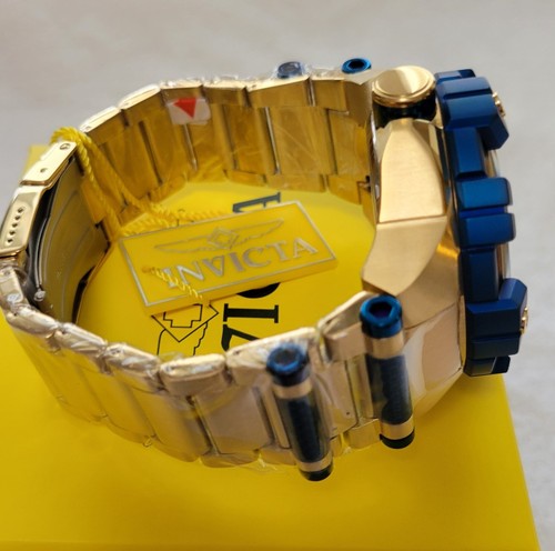 Invicta Bolt Automatic Men's Watch - 54mm, Gold Blue 38139 - Picture 4 of 8