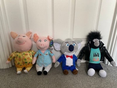 Sing 2 Film Konvolut Buster Gunter Johnny Rosita weiche Plüschtiere