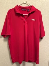 Cutter & Buck Castrol Embroidered Performance Polo – Men’s Large – Red