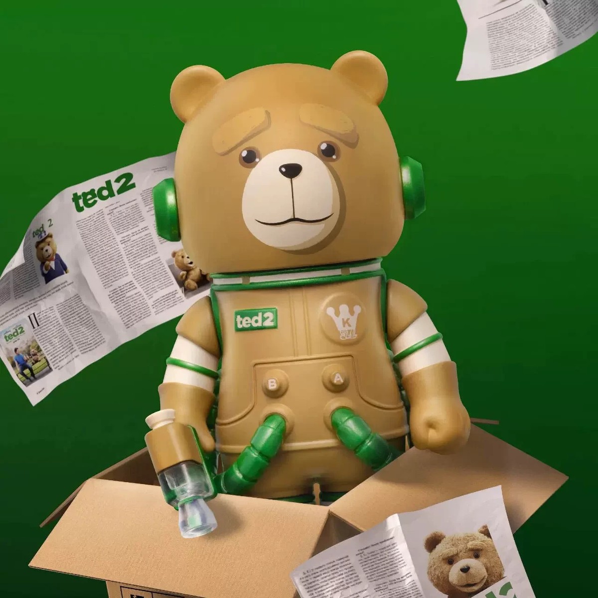 Ted 2 - POP MART MEGA SPACE MOLLY 100% Anniversary Series 3 Figure