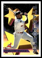Albert Belle 1996 Topps #223 Indians MLB READ FREE SHIPPING AutographDen