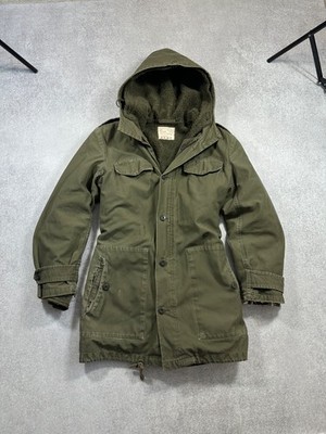 Vintage 1988 German Army Parka Bundeswehr Jacket Hooded Military Coat Size M 48