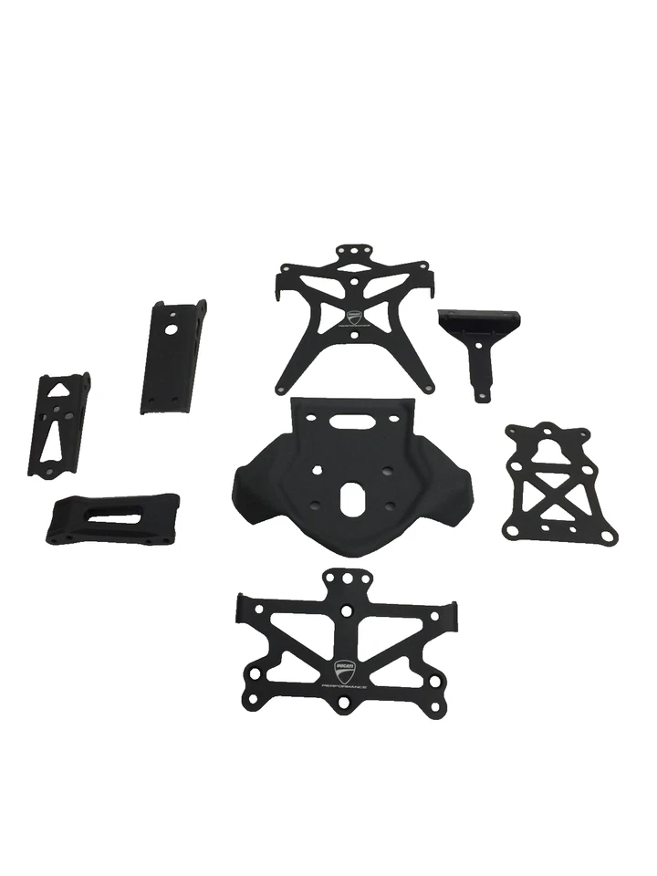 KIT PORTATARGA DUCATI MULTISTRADA ALLUMINIO 1200 1200 S ABS CD 96980281A AC Foto 2 de 4