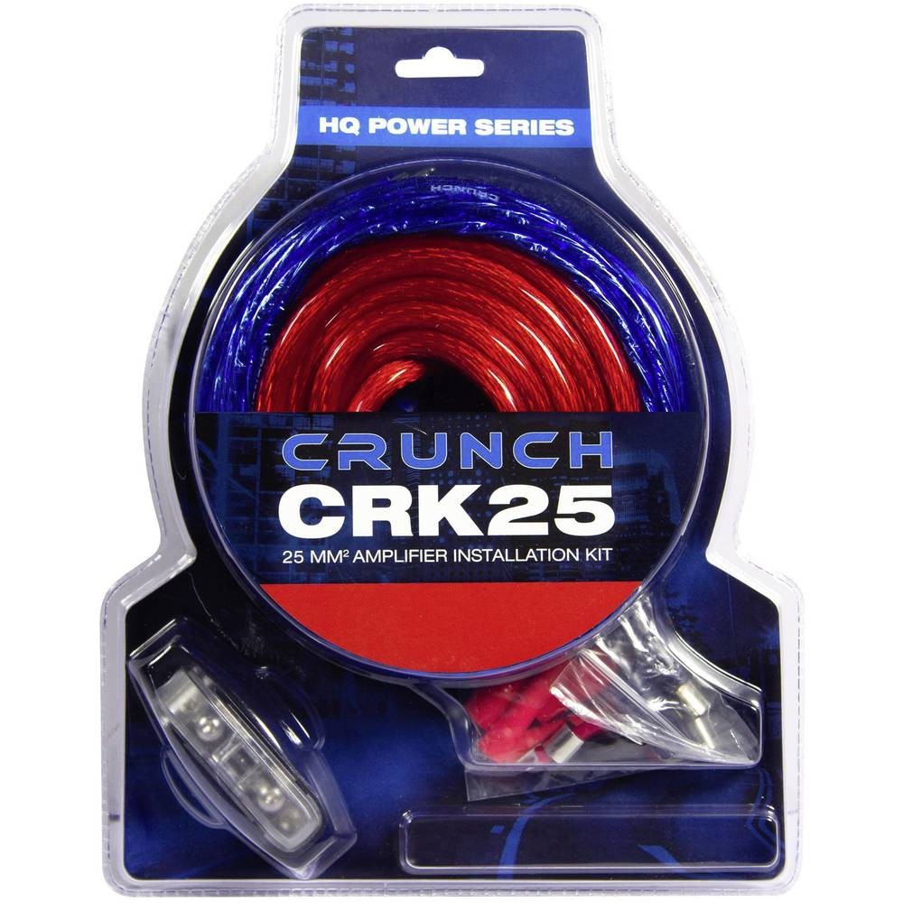 Crunch CRK25 eviter les baisses de tension de batterie avec kit 25mm2