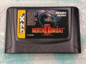[Rare] Mortal Kombat II Sega 32X T-8104A Retro Gaming Japan A5382