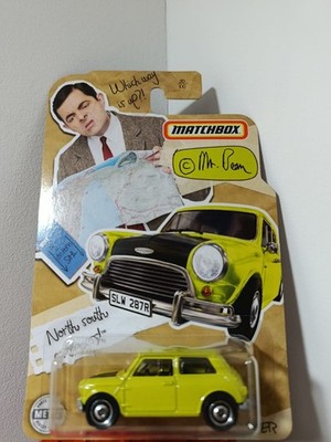 Matchbox, 1964 Austin Mini Cooper, Mr Bean, Green , Long Card Neu