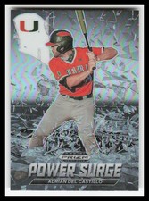 2021 Panini Prizm Draft Picks Power Surge Prizms Silver #3 Adrian Del Castillo