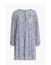 Isabel Marant Etoile Silorion Tie Dye Printed Short Mini Dress Size S 36 