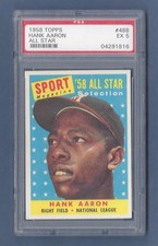 58 Topps All Star Hank Aaron