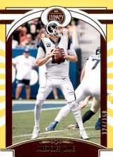Jared Goff 2020 Panini Legacy Yellow #96 /150 DETROIT LIONS STAR QB LEGEND