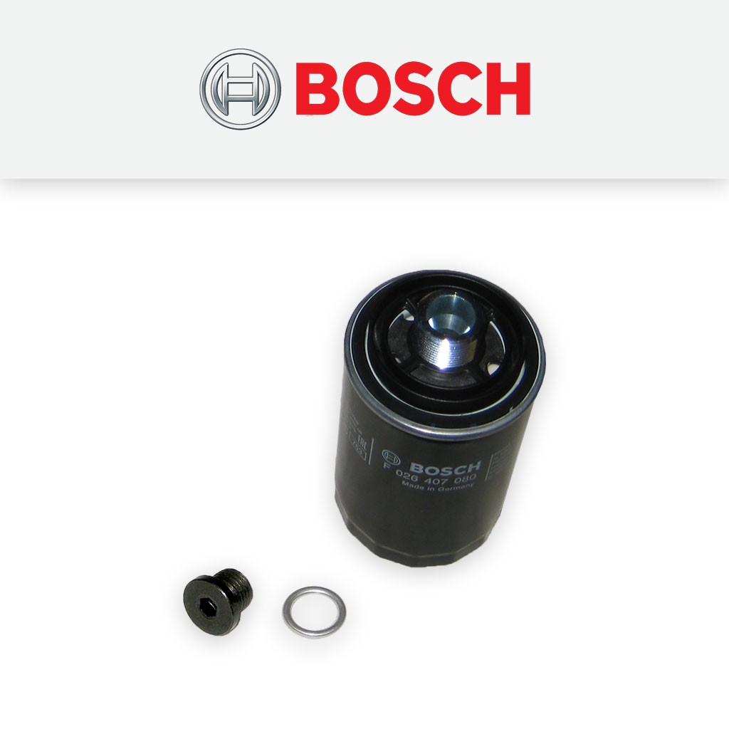 SERVICE KIT for AUDI A4 (8K/B8) 2.0 TFSI BOSCH OIL FILTER SUMP PLUG (2007-2015)