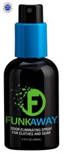 Odor Eliminator Spray 3.4 oz FunkAway Shoes Clothes Gear Non-Aerosol Mini Size