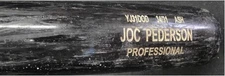 Joc Pederson Official Major League Team Issued Baseball Bat Dodgers Shows USE 15