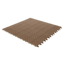 Set da 10 Piastrelle in Plastica Flessibili Drenanti 55,5 x 55,5 cm da Esterno G
