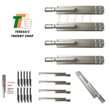 4 Pack Heavy Duty Cast Stainless Steel Grill Burner for Bull, Grill Replaceme...