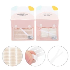 2 Bags of Adhesive Mesh Double Eyelid Sticker No Trace Double Eyelid Tape