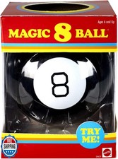 Mattel Games Magic 8 Ball Kids Toy, Retro-Themed Novelty Fortune Teller, Ask