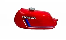 HONDA ATC 70 RED STEEL FUEL PETROL GAS TANK 1978-1985+CAP/COMPATIBLE FOR