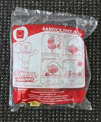  ️MCDONALD s HAPPY MEAL TOY CHARACTER 21 SPONGEBOB SQUAREPANTS SANDYS TREE DOME