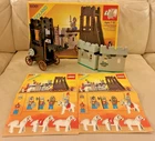 LEGO 6061 Castle Siege Tower – Incomplete w/ Box & 2 Instructions (No Minifigs)