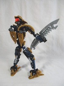 LEGO BIONICLE TITANS 8734 Brutaka INCOMPLETE w/ Box and Instructions