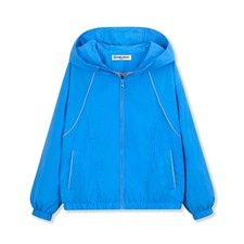 Kids Lightweight Waterproof Jacket for Girls  Boys with Reflective Stripes