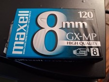 Maxell 8mm GX-MP High Quality 120 Camcorder Video Tape Cassette New Sealed