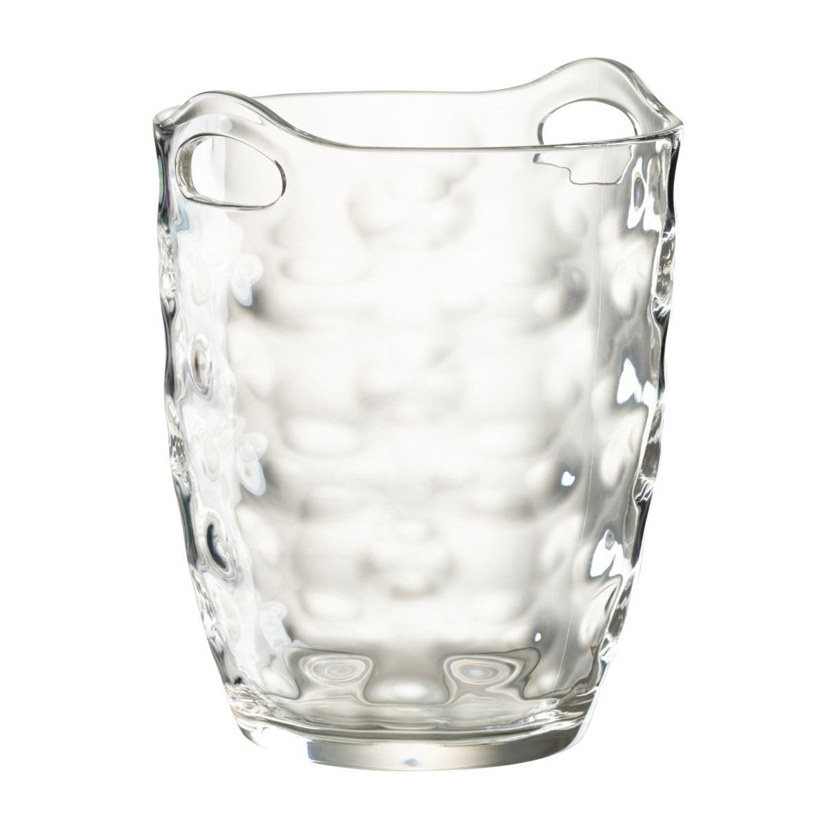 Seau à glace transparent Leonard 23cm pour éviter le vin tiède à table
