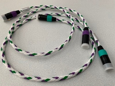 XLO Reference 3 XLR Cable 3 ft Pair, Copper 6N, Monitor Sound, Used tested
