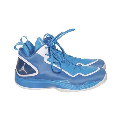 Jordan, Basketballschuhe, Größe: 45,  Super.Fly 2, Leder, Blau/Weiß, Herren #iES
