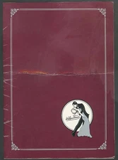 Valentino Restaurant Menu no location ca 1970s