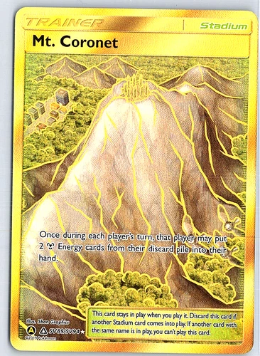 Mt. Coronet Holo Shiny Holo Rare Hidden Fates: Shiny Vault SV89/SV94 NM