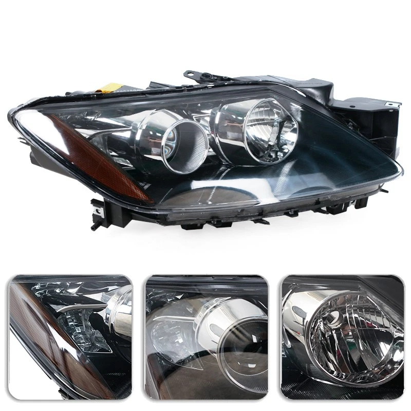 1 Pair HeadLight Halogen For Mazda CX7 CX-7 2007-2014 Front Signal Lamp NO Bulb - image 4 of 4