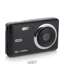 Bell+Howell- Black Slim 20.0MP/FHD Digital Camera Panorama Shooting 32GB Storage