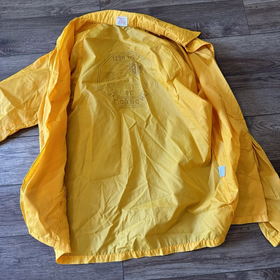 Vintage 70s San Diego Collegiate Pacific Nylon Jacket - Image 3 of 4