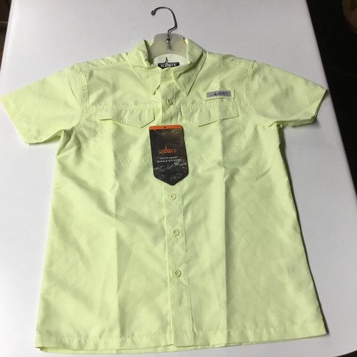 Habit Youth Short-Sleeve River Shirt Luminary Green New w/tags Youth M UPF 40+ - Picture 2 of 11