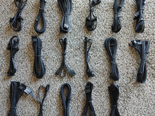 Câbles pour alimentation ROG THOR 80+ titane 1600W. Câbles uniquement comme sur la photo. - Photo 3/10