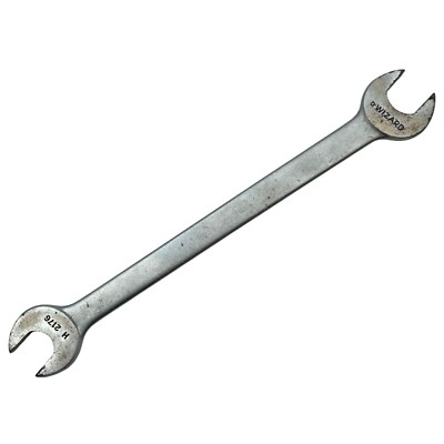 Vtg WIZARD H2176 Double Open End Tappet Wrench 9/16'' 1/2'' Western Auto H 2176