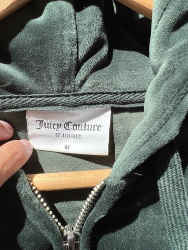 juicy couture tracksuit set Green Velvet Size Small Diamonte - Picture 6 of 16