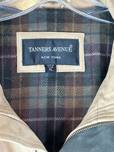 Tanners Vintage Rindslederjacke schwerer Wintermantel Gorpcore Outdoor Opa - Bild 3 von 10