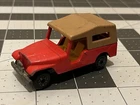 Matchbox Superfast No 53 CJ-6 Jeep  with Hitch Red Lesney England
