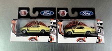 M2 Machines 1970 Ford Mustang Boss 302 Muscle Parts Lot Of 2 Yellow