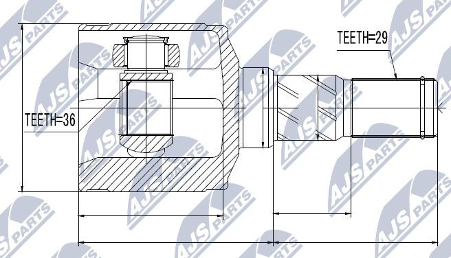 N.T.Y. NPW-CH-025.NTY Joint Kit, drive shaft for DODGE,JEEP - Image 10